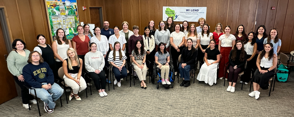 LEND trainees from the 2025-26 cohort. Row of trainees seated with trainees standing behind them.